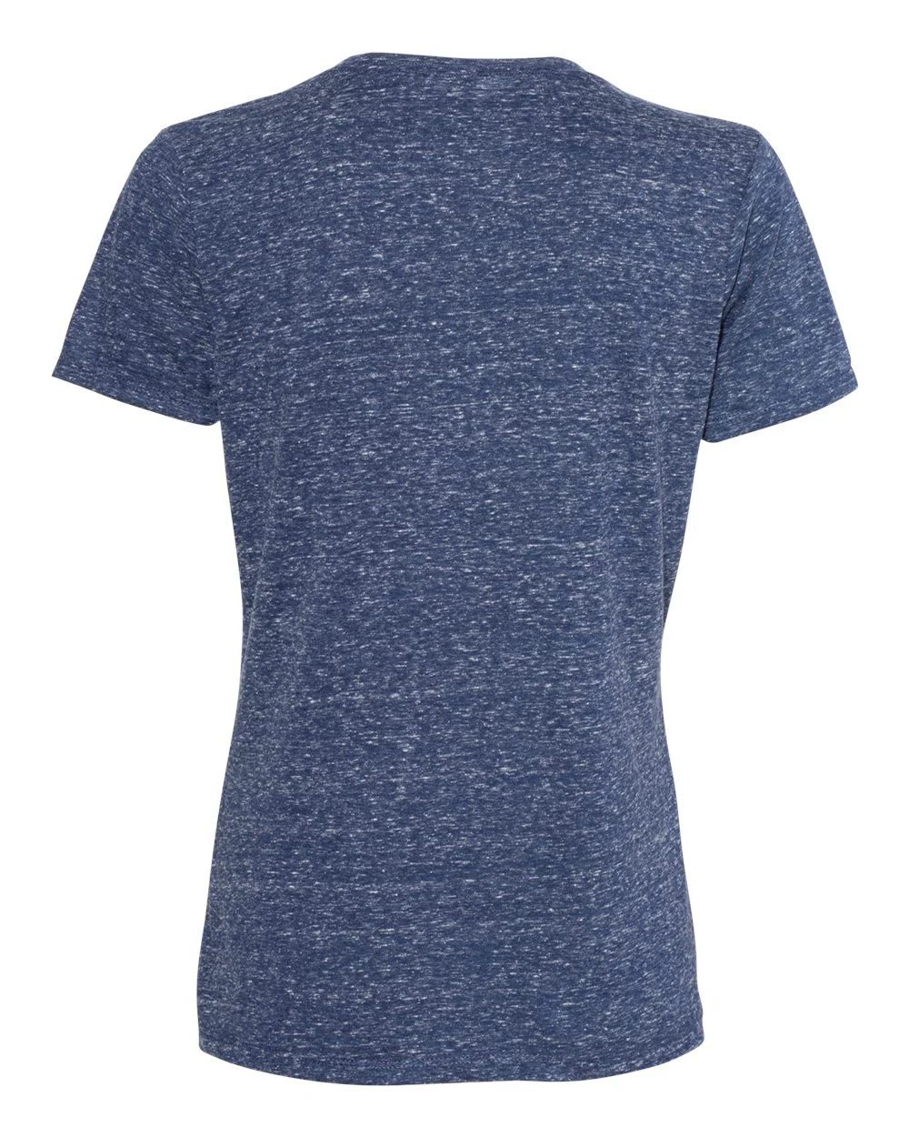 JERZEES-88WVR-Women's Snow Heather Jersey V-Neck T-Shirt - Image 2