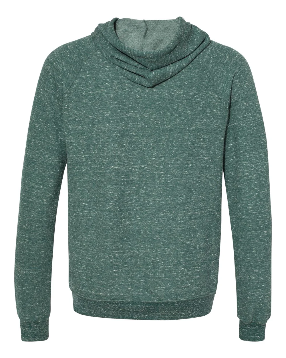 JERZEES-90MR-Snow Heather French Terry Raglan Hooded Sweatshirt - Image 17