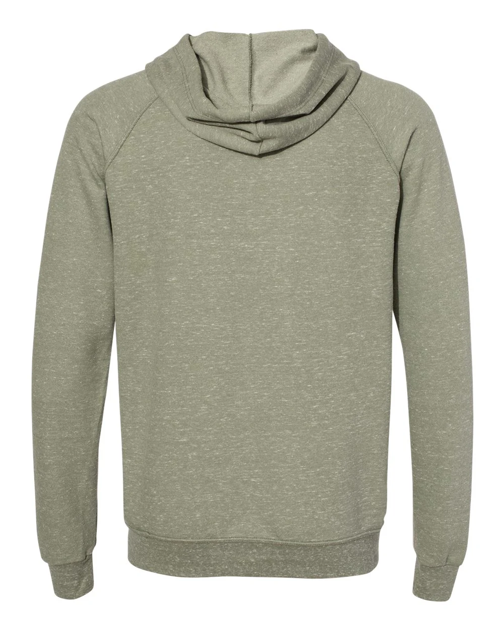 JERZEES-90MR-Snow Heather French Terry Raglan Hooded Sweatshirt - Image 23
