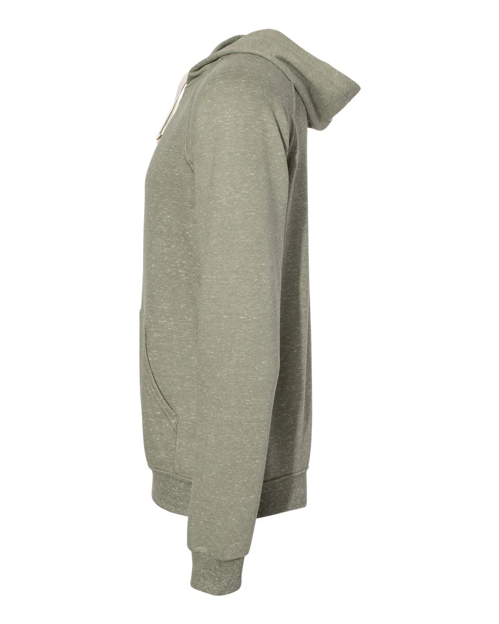 JERZEES-90MR-Snow Heather French Terry Raglan Hooded Sweatshirt - Image 24