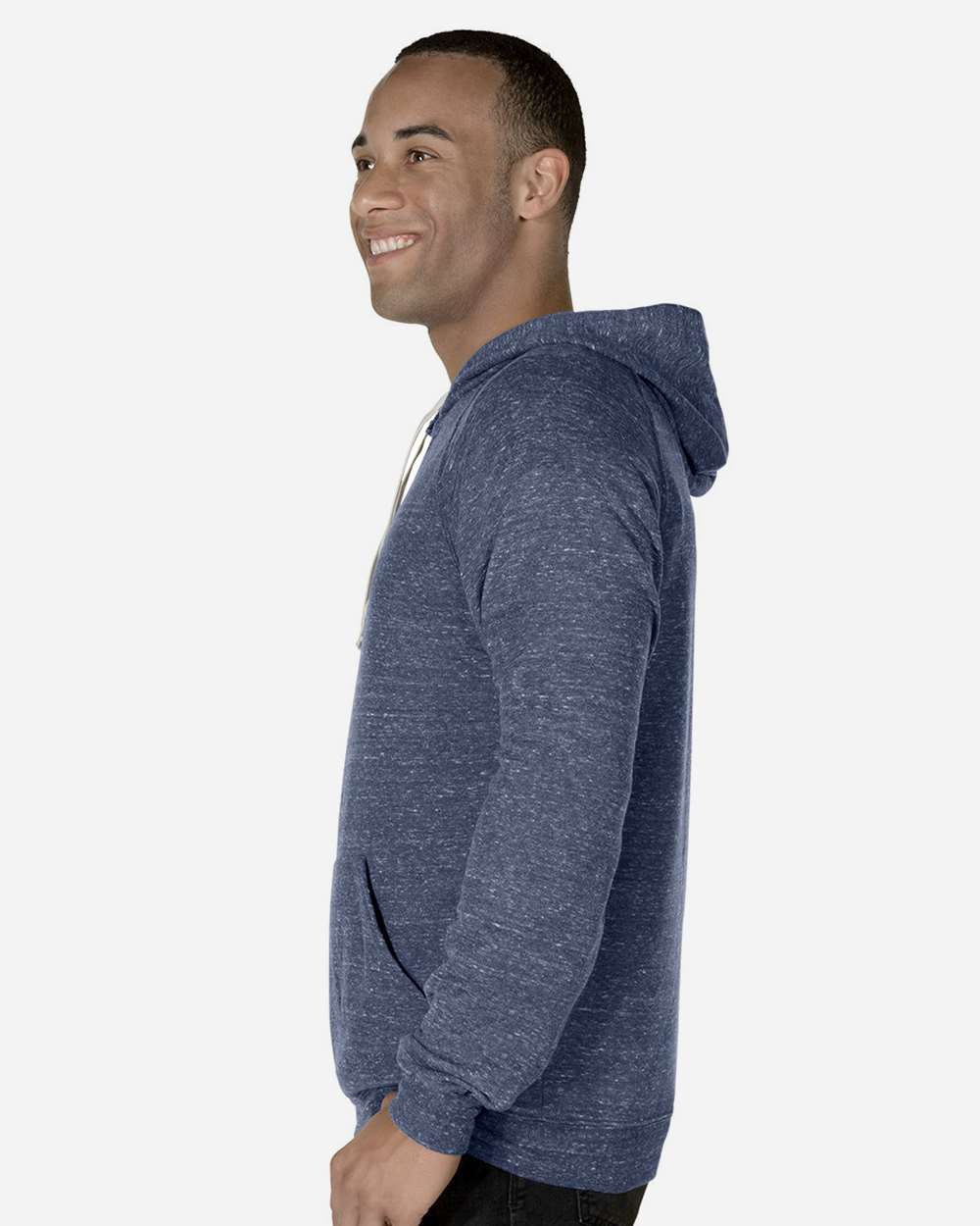JERZEES-90MR-Snow Heather French Terry Raglan Hooded Sweatshirt - Image 32