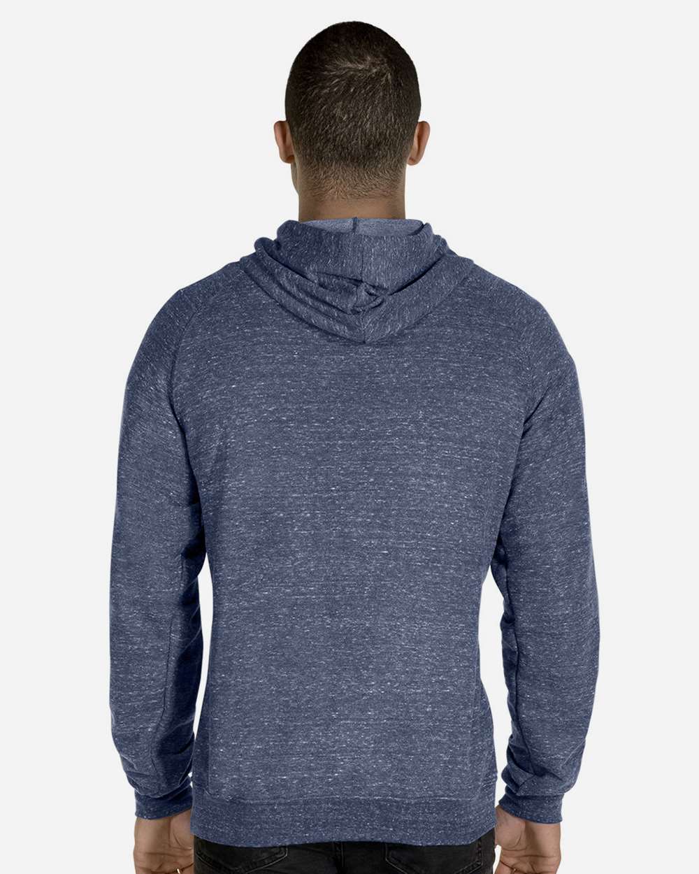 JERZEES-90MR-Snow Heather French Terry Raglan Hooded Sweatshirt - Image 33
