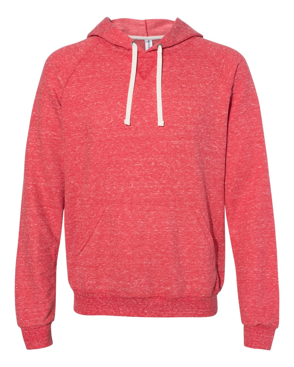 JERZEES-90MR-Snow Heather French Terry Raglan Hooded Sweatshirt - Image 34