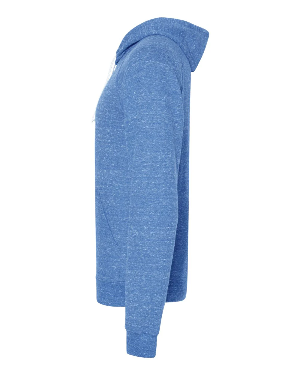JERZEES-90MR-Snow Heather French Terry Raglan Hooded Sweatshirt - Image 42