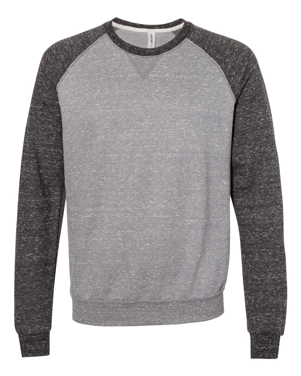 JERZEES-91MR-Snow Heather French Terry Crewneck Sweatshirt - Image 14