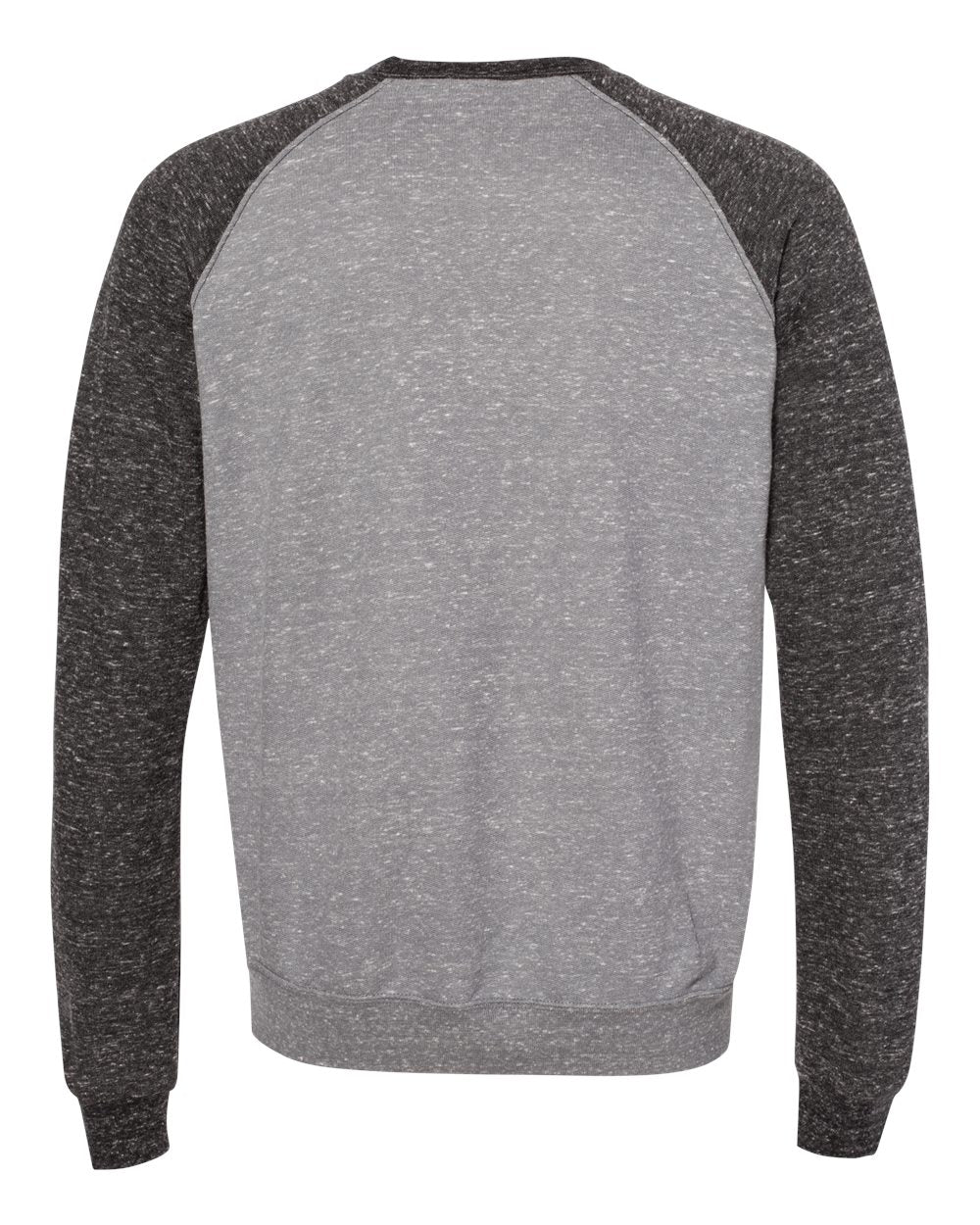 JERZEES-91MR-Snow Heather French Terry Crewneck Sweatshirt - Image 15
