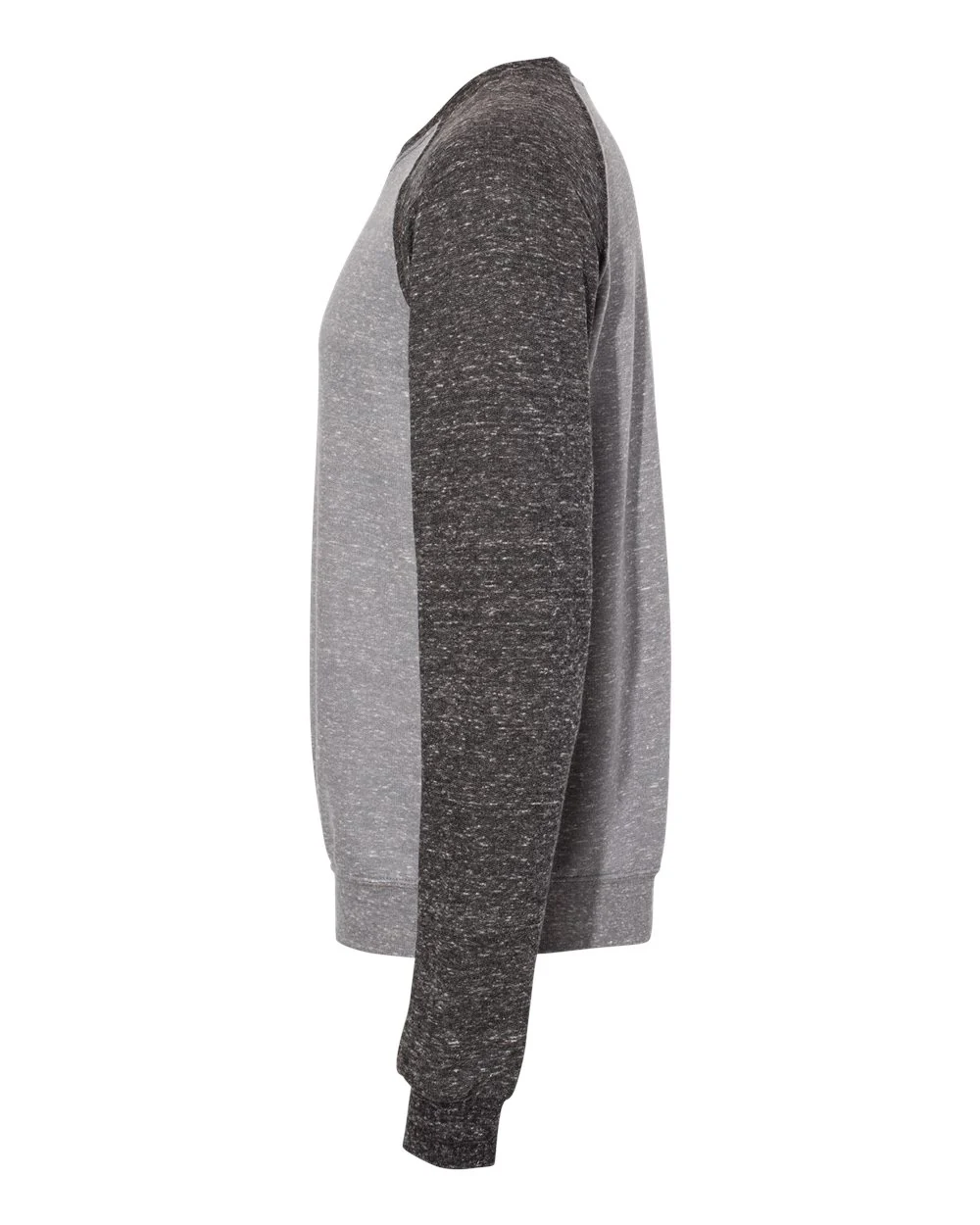 JERZEES-91MR-Snow Heather French Terry Crewneck Sweatshirt - Image 16