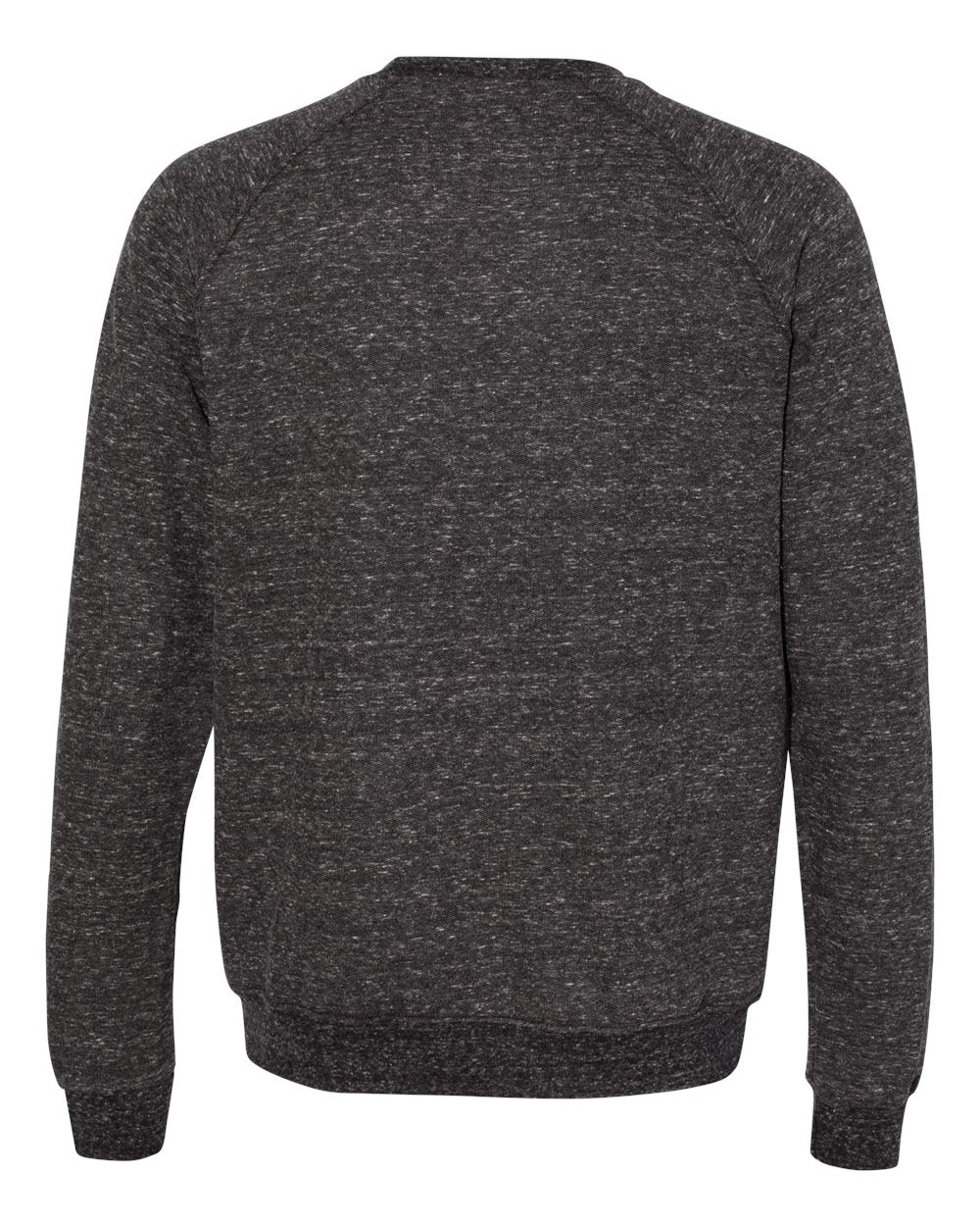 JERZEES-91MR-Snow Heather French Terry Crewneck Sweatshirt - Image 2