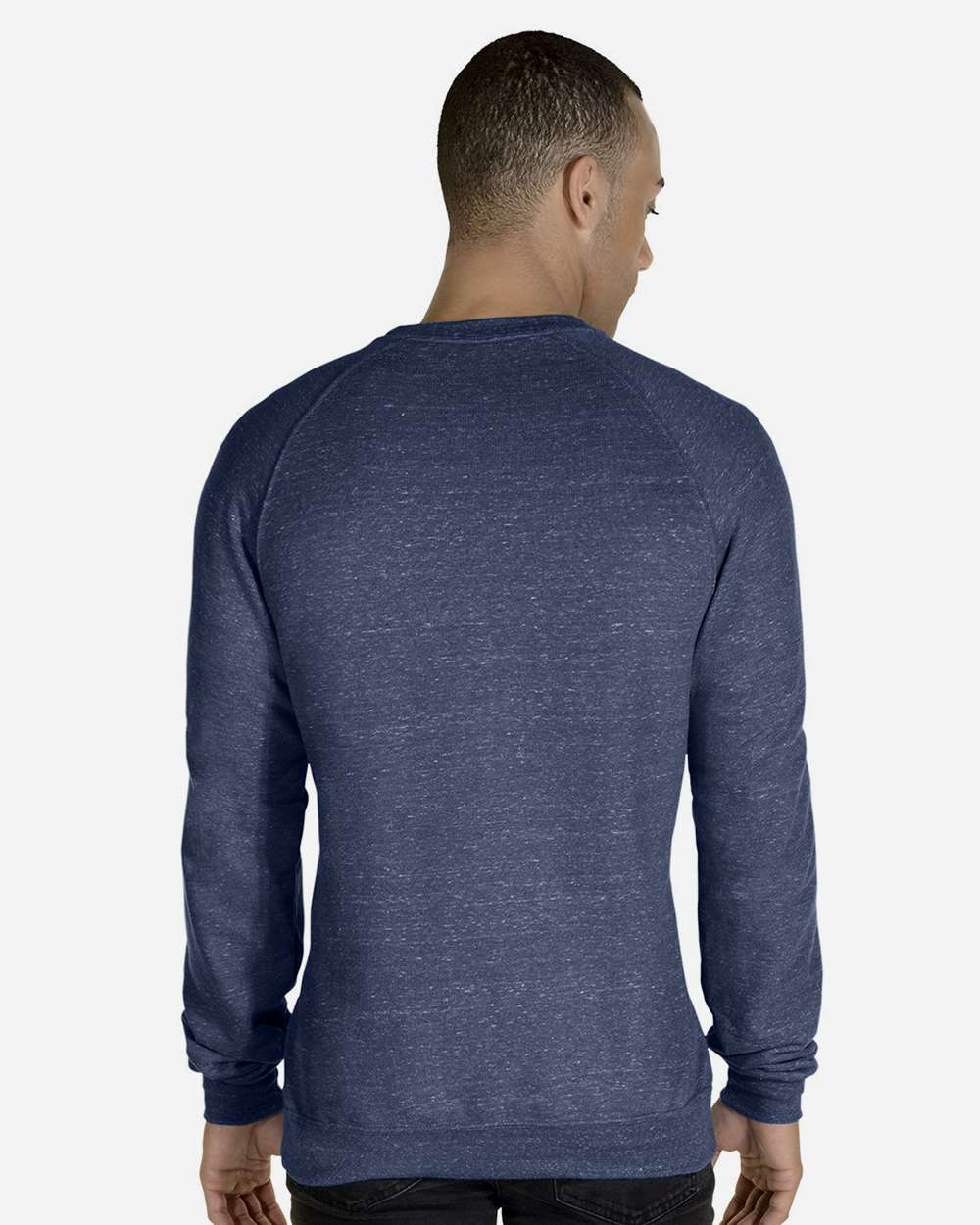 JERZEES-91MR-Snow Heather French Terry Crewneck Sweatshirt - Image 31