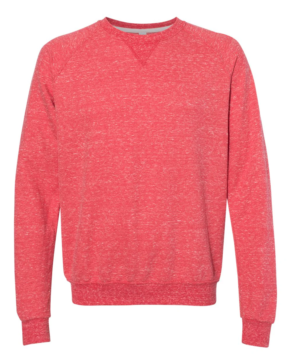 JERZEES-91MR-Snow Heather French Terry Crewneck Sweatshirt - Image 32
