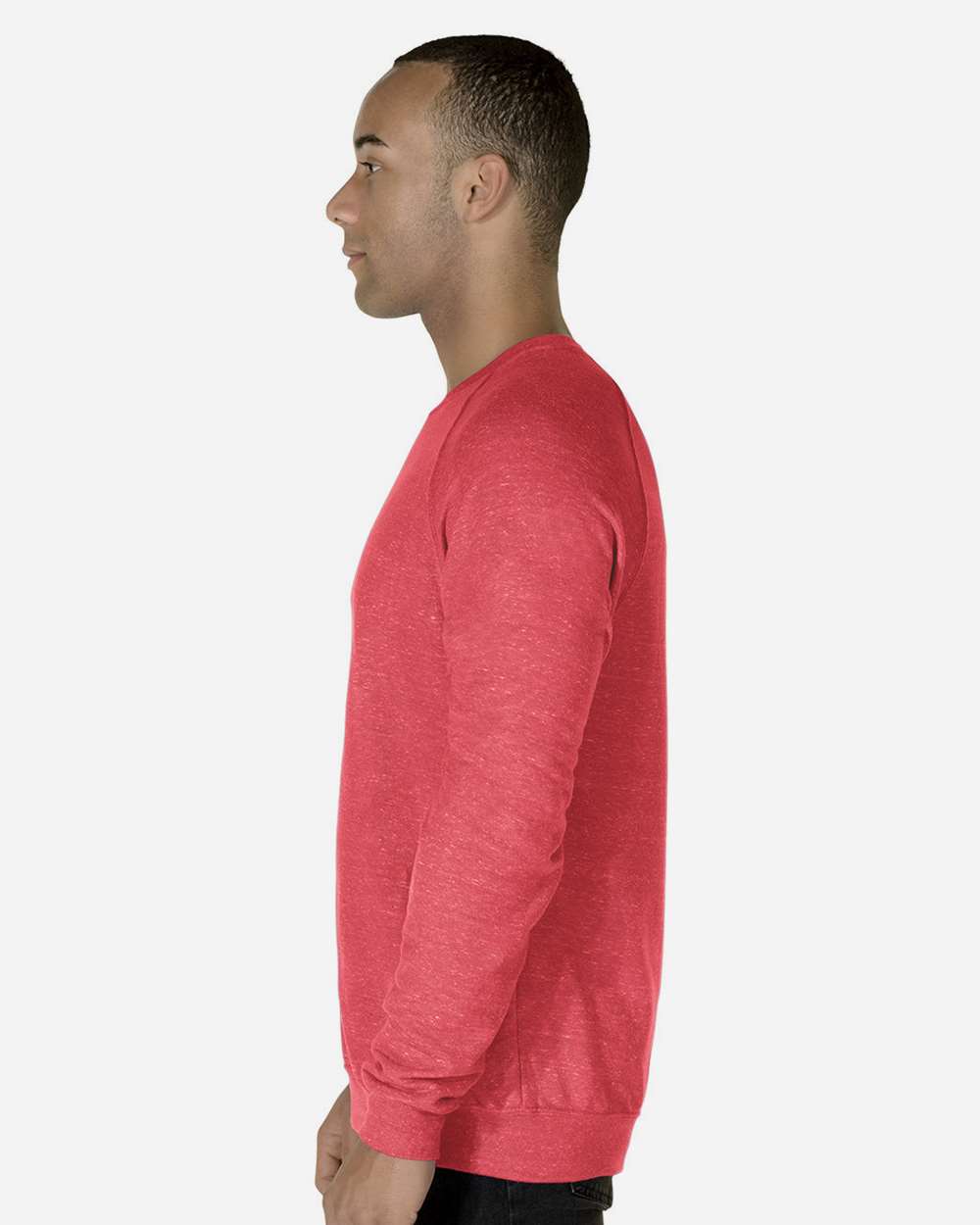 JERZEES-91MR-Snow Heather French Terry Crewneck Sweatshirt - Image 36