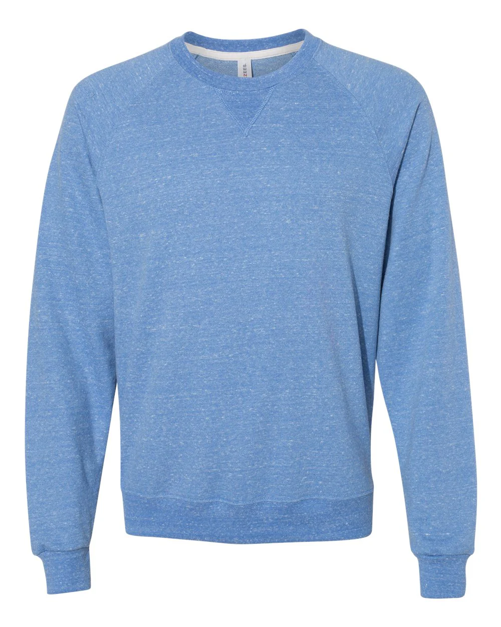 JERZEES-91MR-Snow Heather French Terry Crewneck Sweatshirt - Image 38