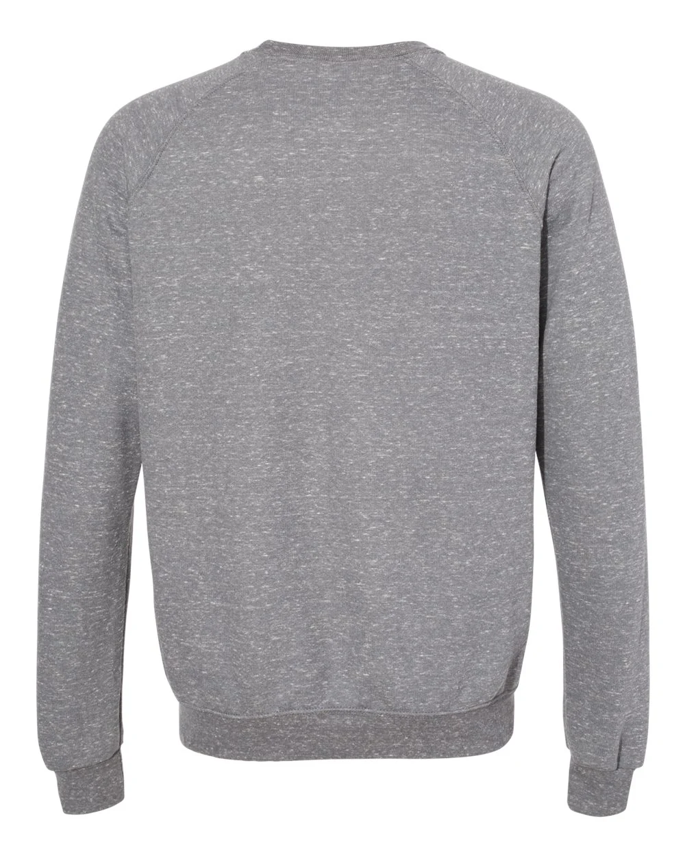 JERZEES-91MR-Snow Heather French Terry Crewneck Sweatshirt - Image 9