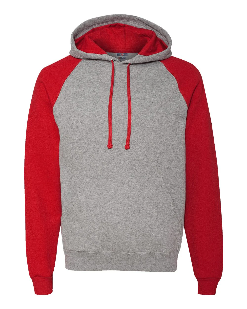 JERZEES-96CR-Nublend® Colorblocked Raglan Hooded Sweatshirt - Image 11