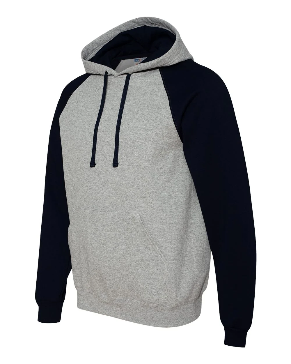 JERZEES-96CR-Nublend® Colorblocked Raglan Hooded Sweatshirt - Image 3