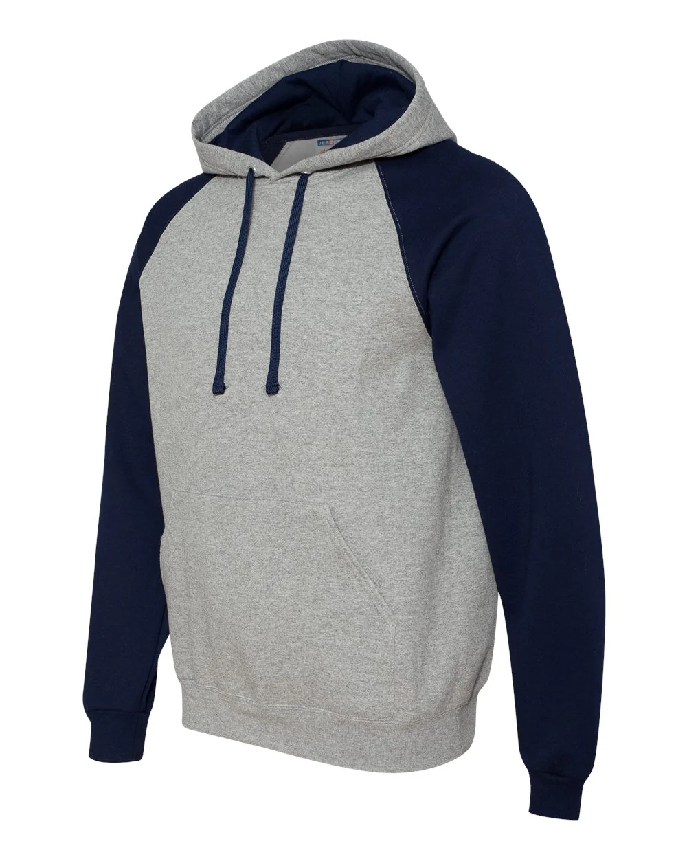 JERZEES-96CR-Nublend® Colorblocked Raglan Hooded Sweatshirt - Image 7