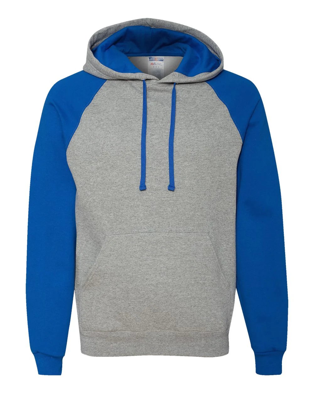 JERZEES-96CR-Nublend® Colorblocked Raglan Hooded Sweatshirt - Image 8