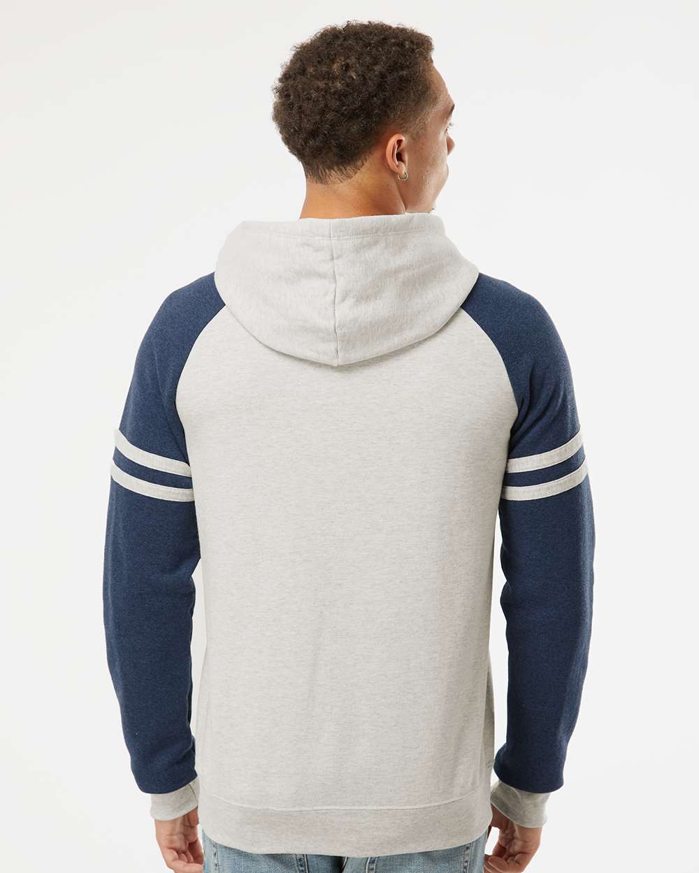JERZEES-97CR-Nublend® Varsity Colorblocked Raglan Hooded Sweatshirt - Image 25