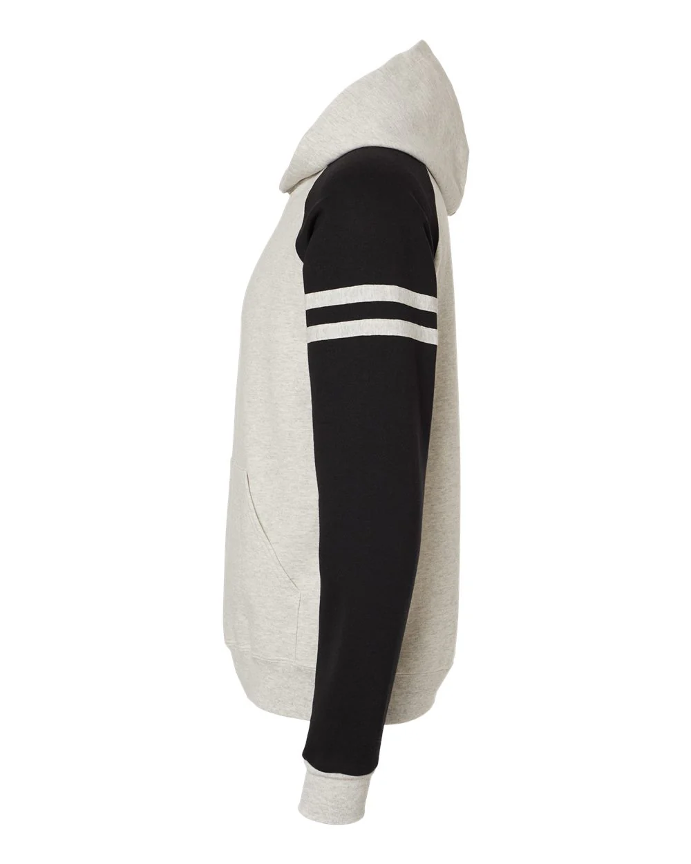 JERZEES-97CR-Nublend® Varsity Colorblocked Raglan Hooded Sweatshirt - Image 3
