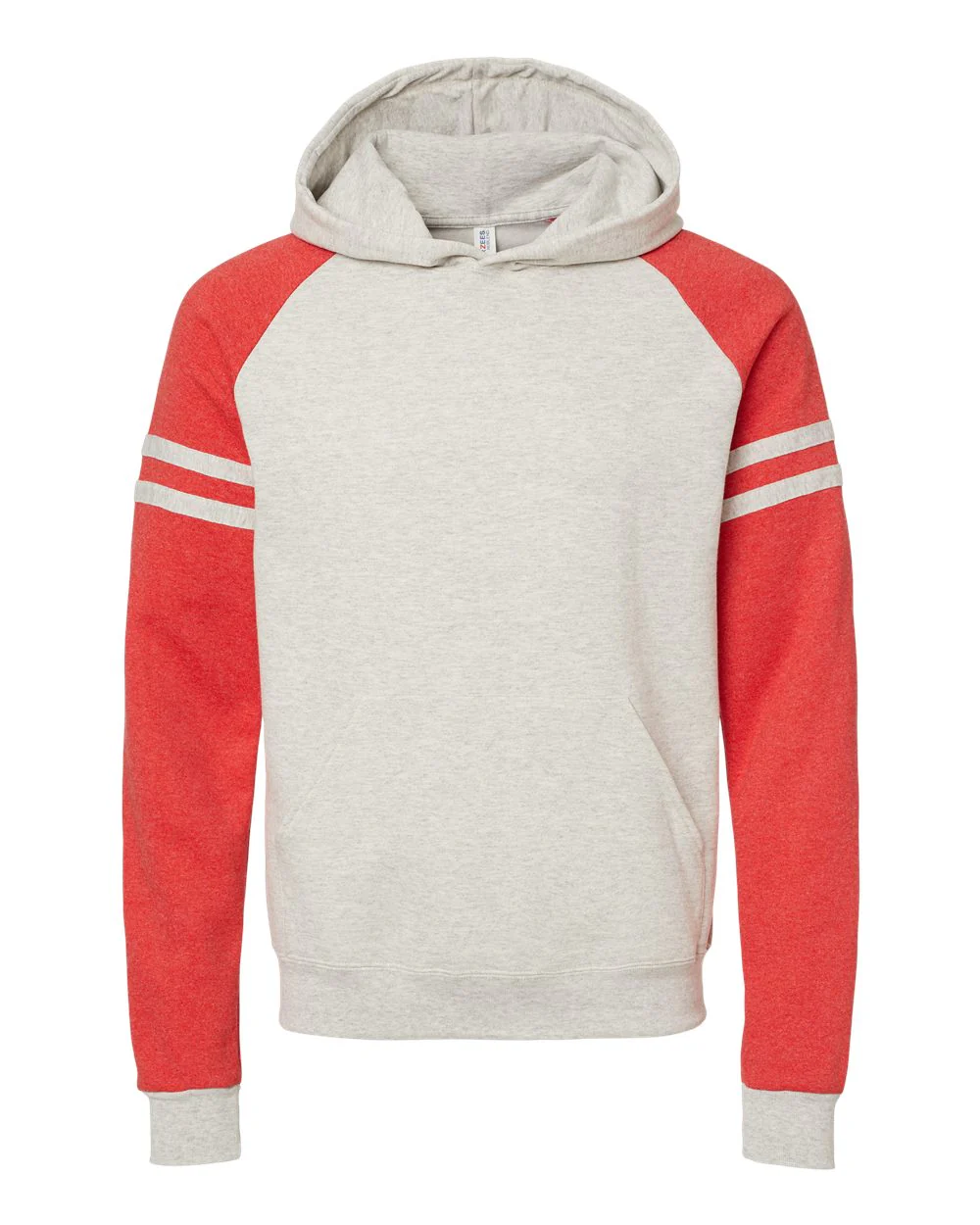 JERZEES-97CR-Nublend® Varsity Colorblocked Raglan Hooded Sweatshirt - Image 8