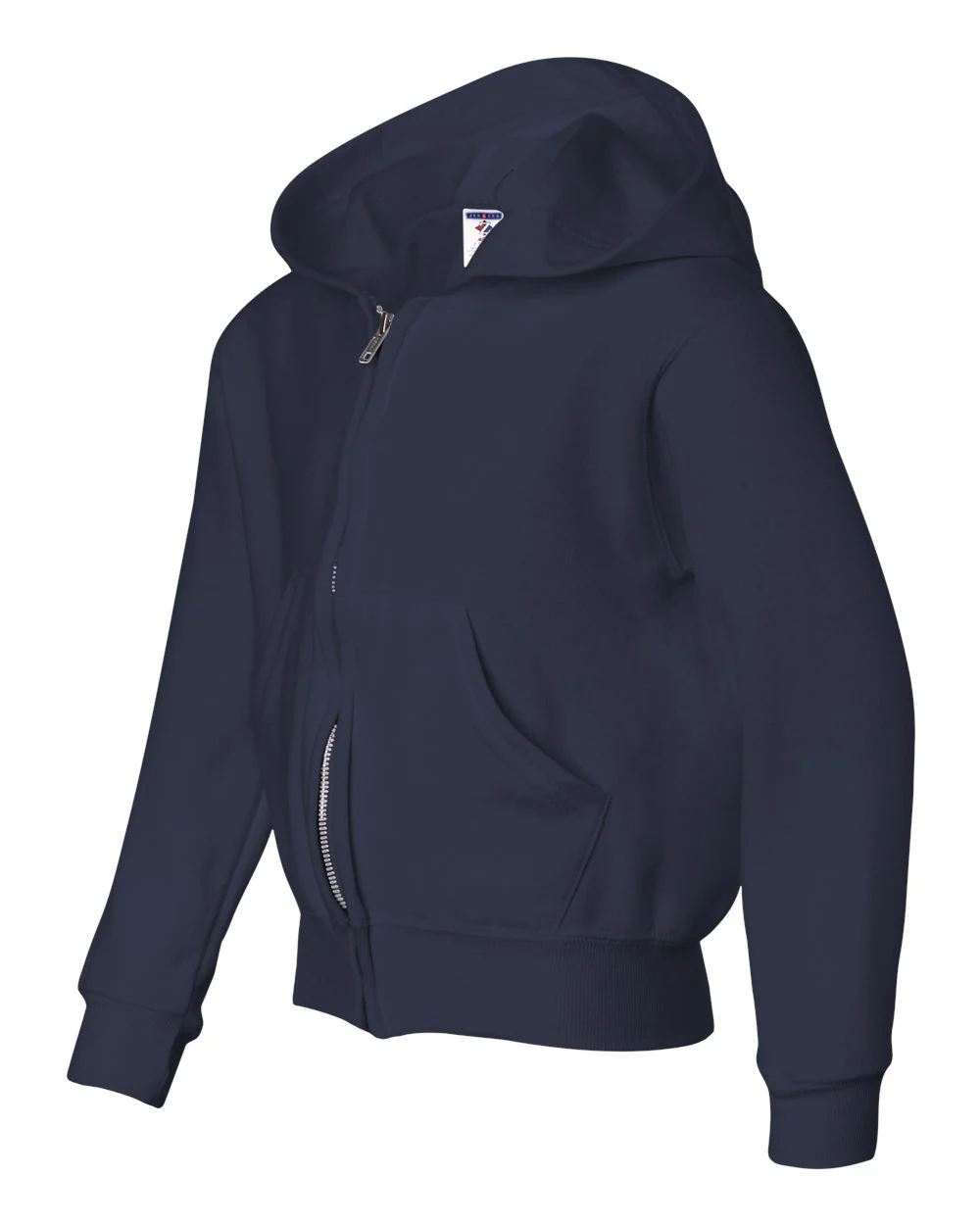 JERZEES-993BR-NuBlend® Youth Full-Zip Hooded Sweatshirt - Image 10