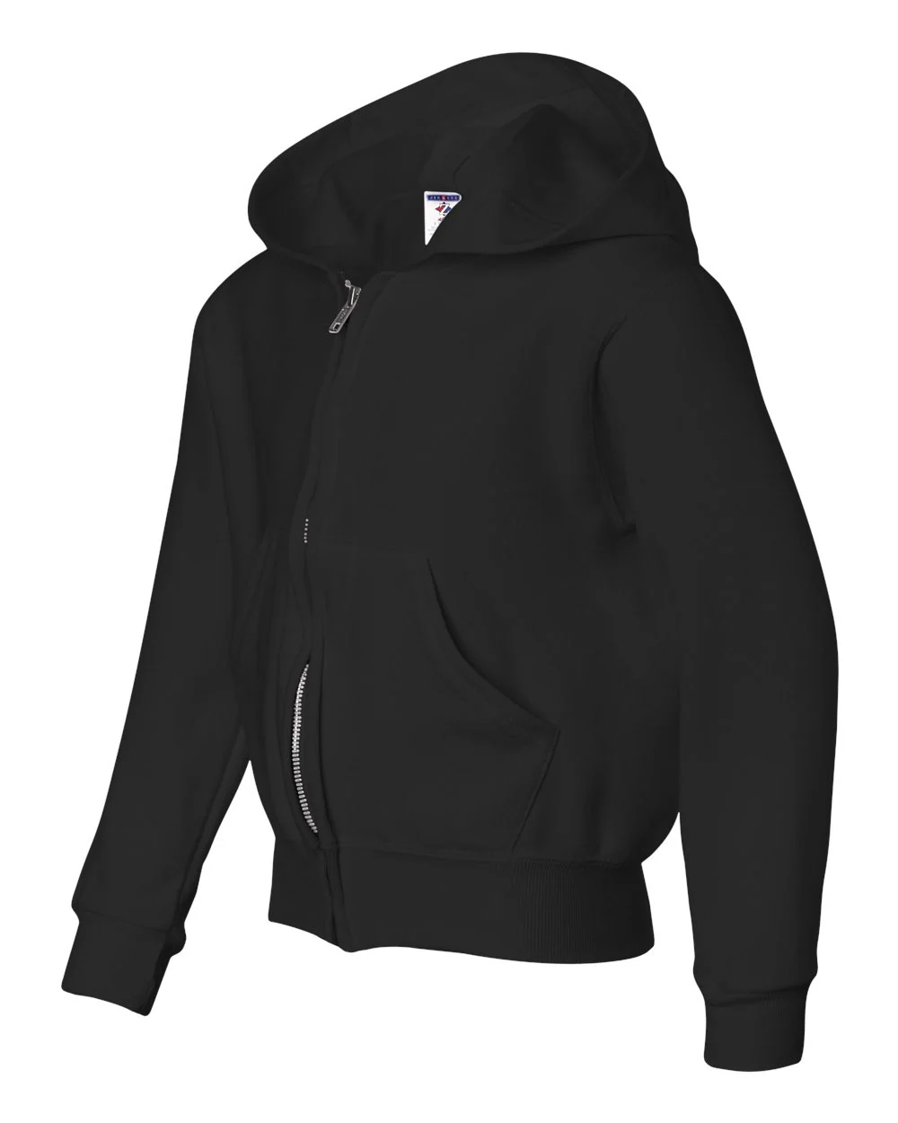 JERZEES-993BR-NuBlend® Youth Full-Zip Hooded Sweatshirt - Image 3