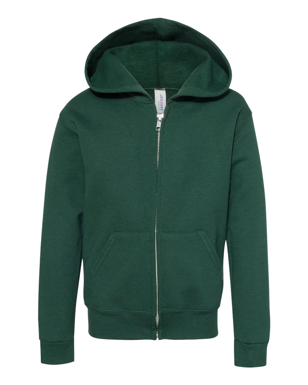 JERZEES-993BR-NuBlend® Youth Full-Zip Hooded Sweatshirt - Image 5
