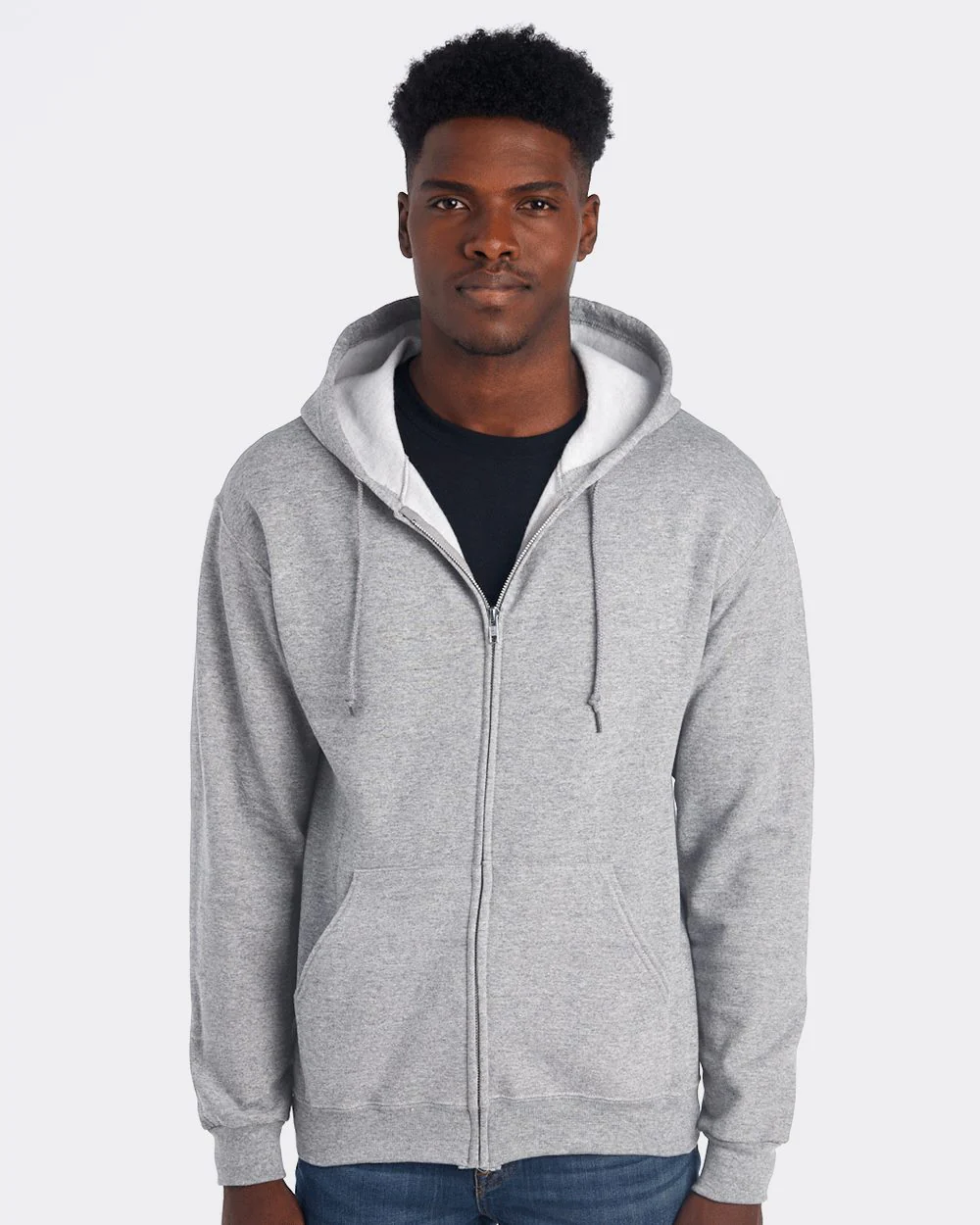 JERZEES-993MR-NuBlend® Full-Zip Hooded Sweatshirt - Image 4