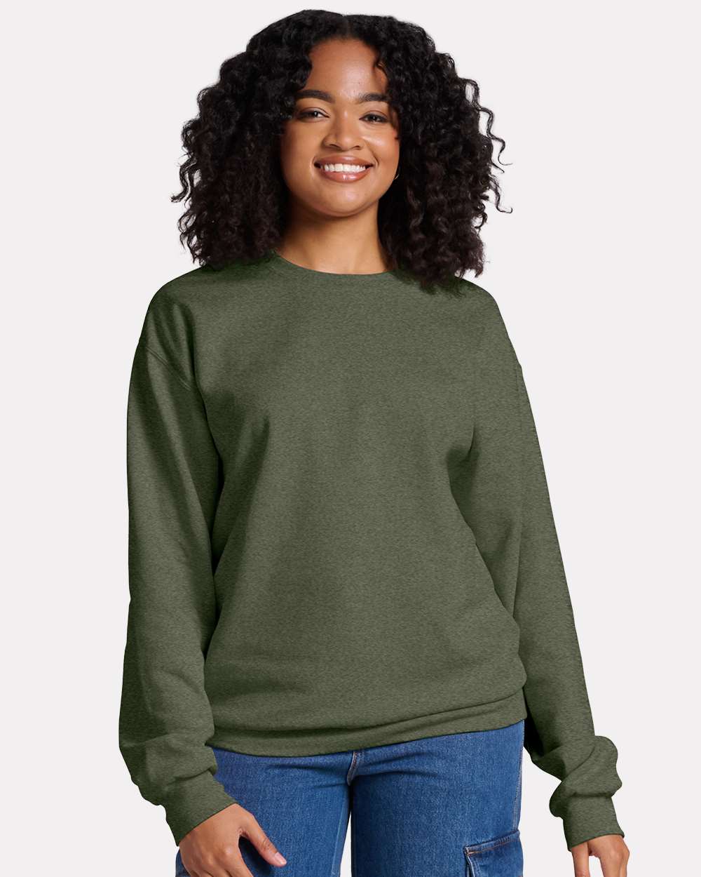 JERZEES-IC48MR-Ultimate CVC Crewneck Sweatshirt - Image 35