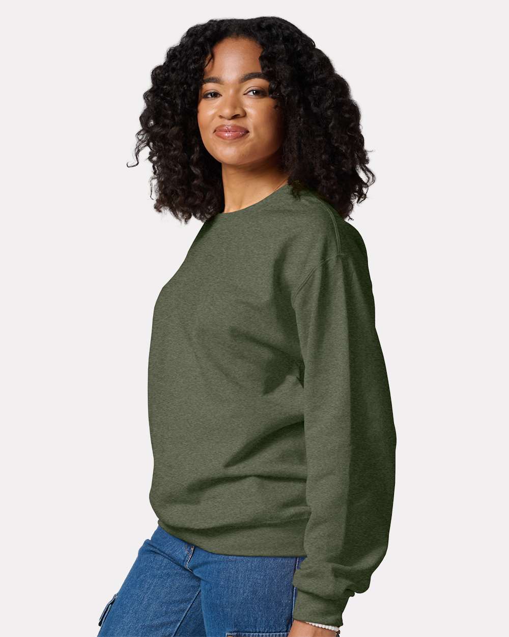 JERZEES-IC48MR-Ultimate CVC Crewneck Sweatshirt - Image 36