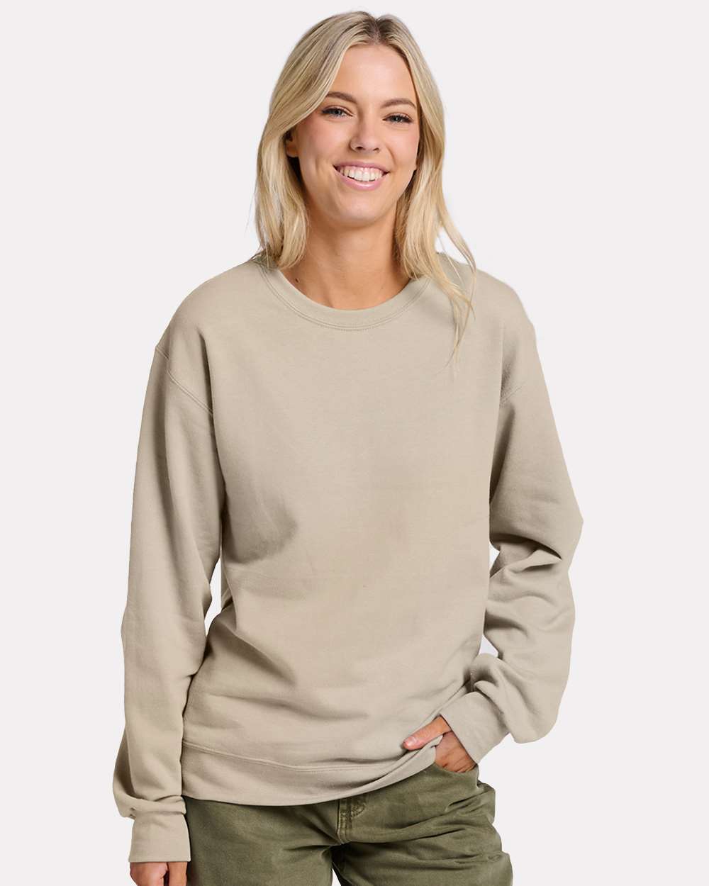 JERZEES-IC48MR-Ultimate CVC Crewneck Sweatshirt - Image 47