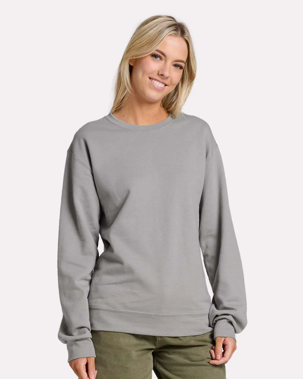JERZEES-IC48MR-Ultimate CVC Crewneck Sweatshirt - Image 53