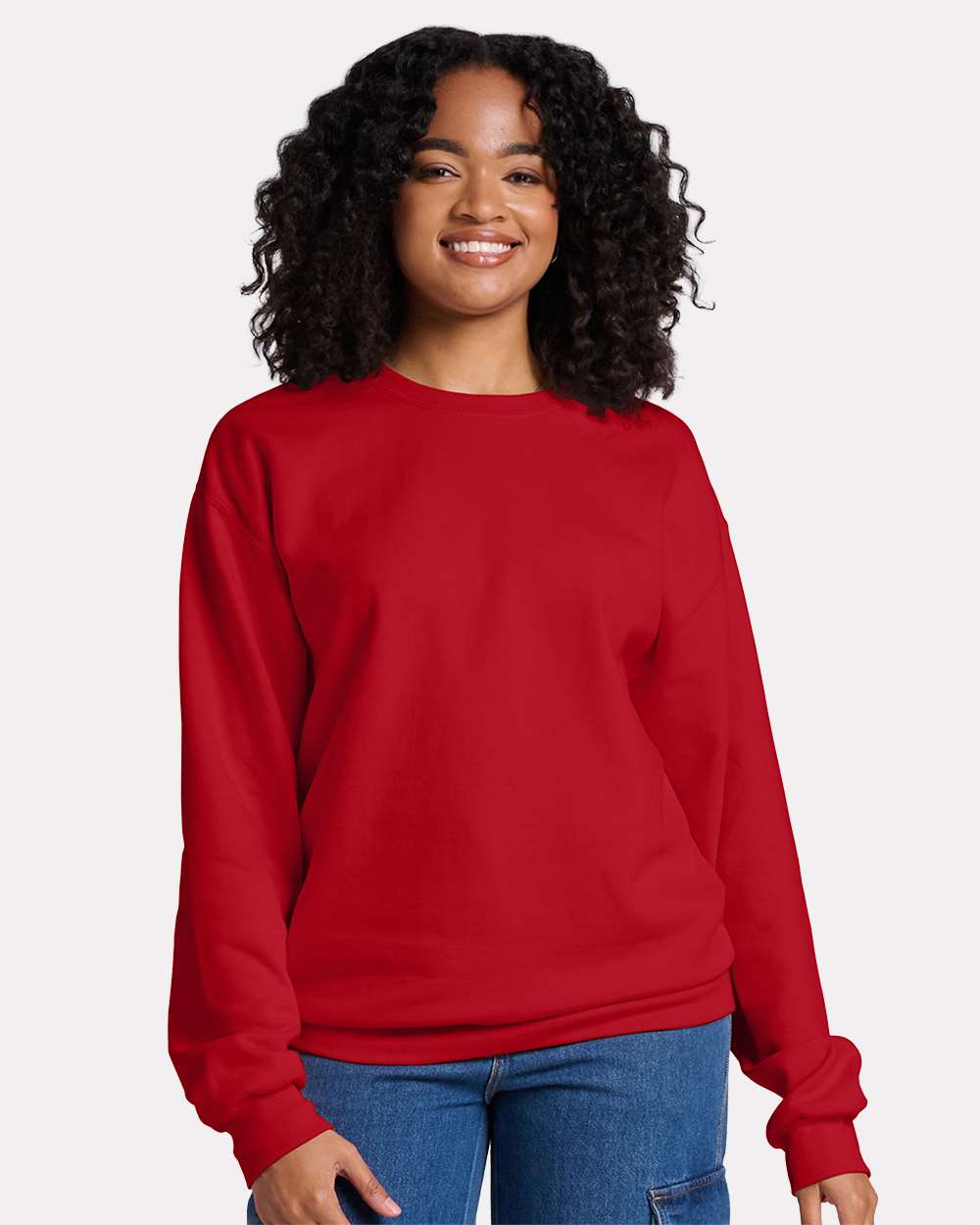 JERZEES-IC48MR-Ultimate CVC Crewneck Sweatshirt - Image 59