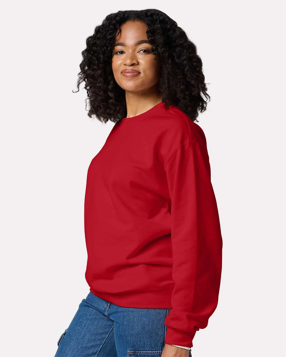 JERZEES-IC48MR-Ultimate CVC Crewneck Sweatshirt - Image 60