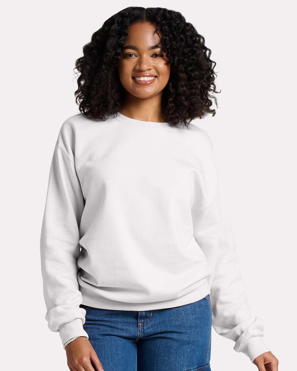 JERZEES-IC48MR-Ultimate CVC Crewneck Sweatshirt - Image 62