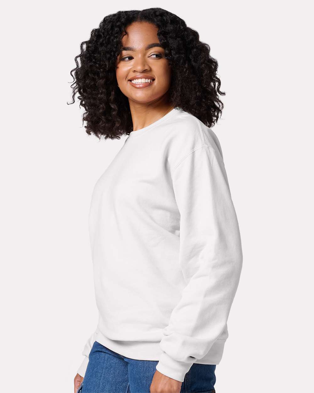 JERZEES-IC48MR-Ultimate CVC Crewneck Sweatshirt - Image 63