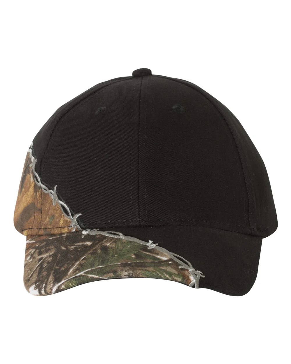Kati-LC4BW-Licensed Camo with Barbed Wire Embroidery Cap - Image 2