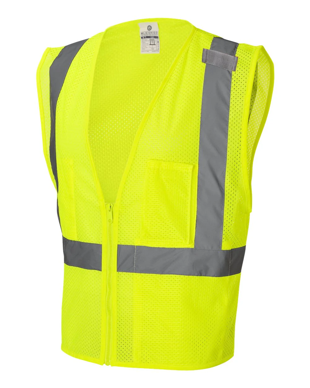 Kishigo-1085-1086-Ultra-Cool™ Mesh Vest with Pockets - Image 3