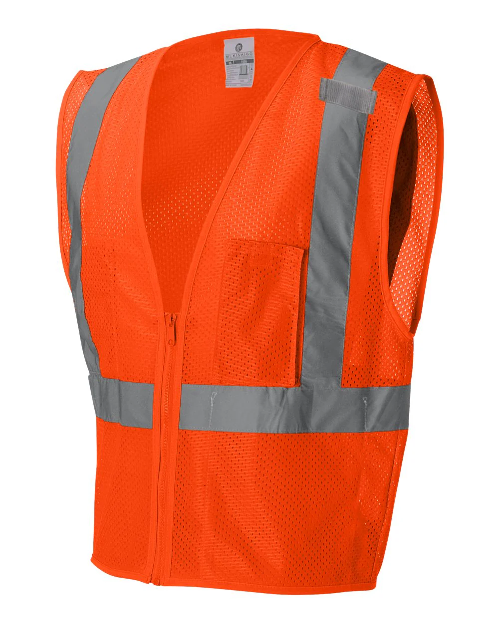 Kishigo-1085-1086-Ultra-Cool™ Mesh Vest with Pockets - Image 7