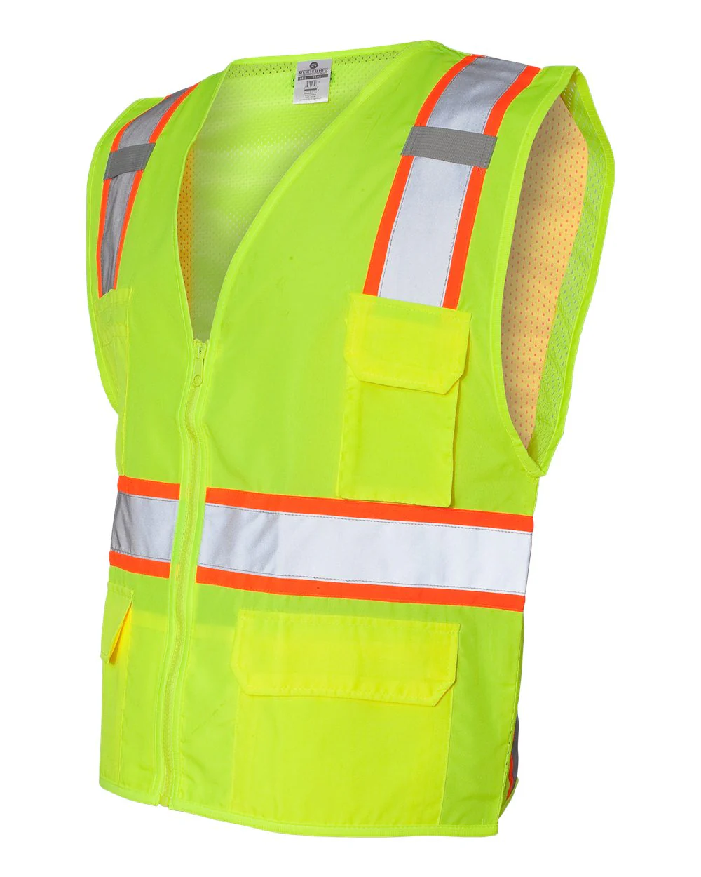 Kishigo-1163-1164-Ultra-Cool™ Solid Front Vest with Mesh Back - Image 3