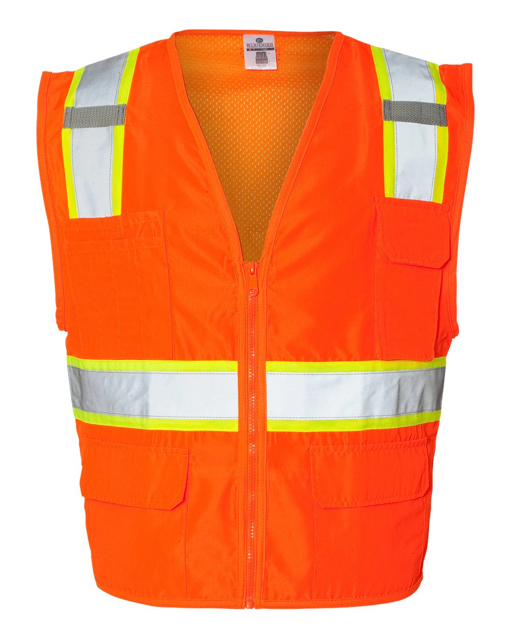 Kishigo-1163-1164-Ultra-Cool™ Solid Front Vest with Mesh Back - Image 5