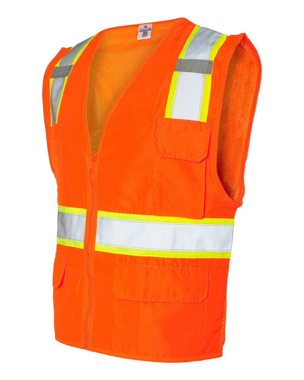 Kishigo-1163-1164-Ultra-Cool™ Solid Front Vest with Mesh Back - Image 7