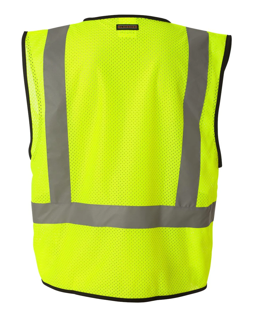 Kishigo-1193-1194-Economy Single Pocket Hook-and-Loop Mesh Vest - Image 2