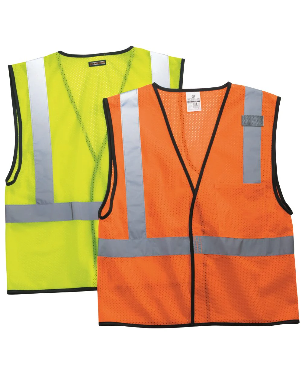 Kishigo-1193-1194-Economy Single Pocket Hook-and-Loop Mesh Vest - Image 4