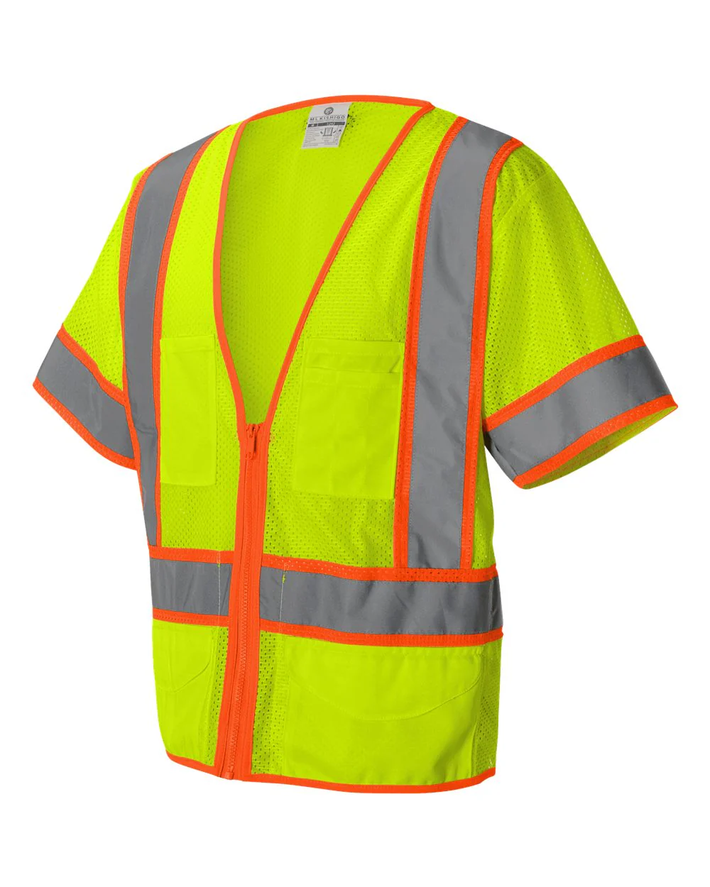 Kishigo-1242-1243-Ultra-Cool™ Six-Pocket Mesh Surveyor’s Vest - Image 3