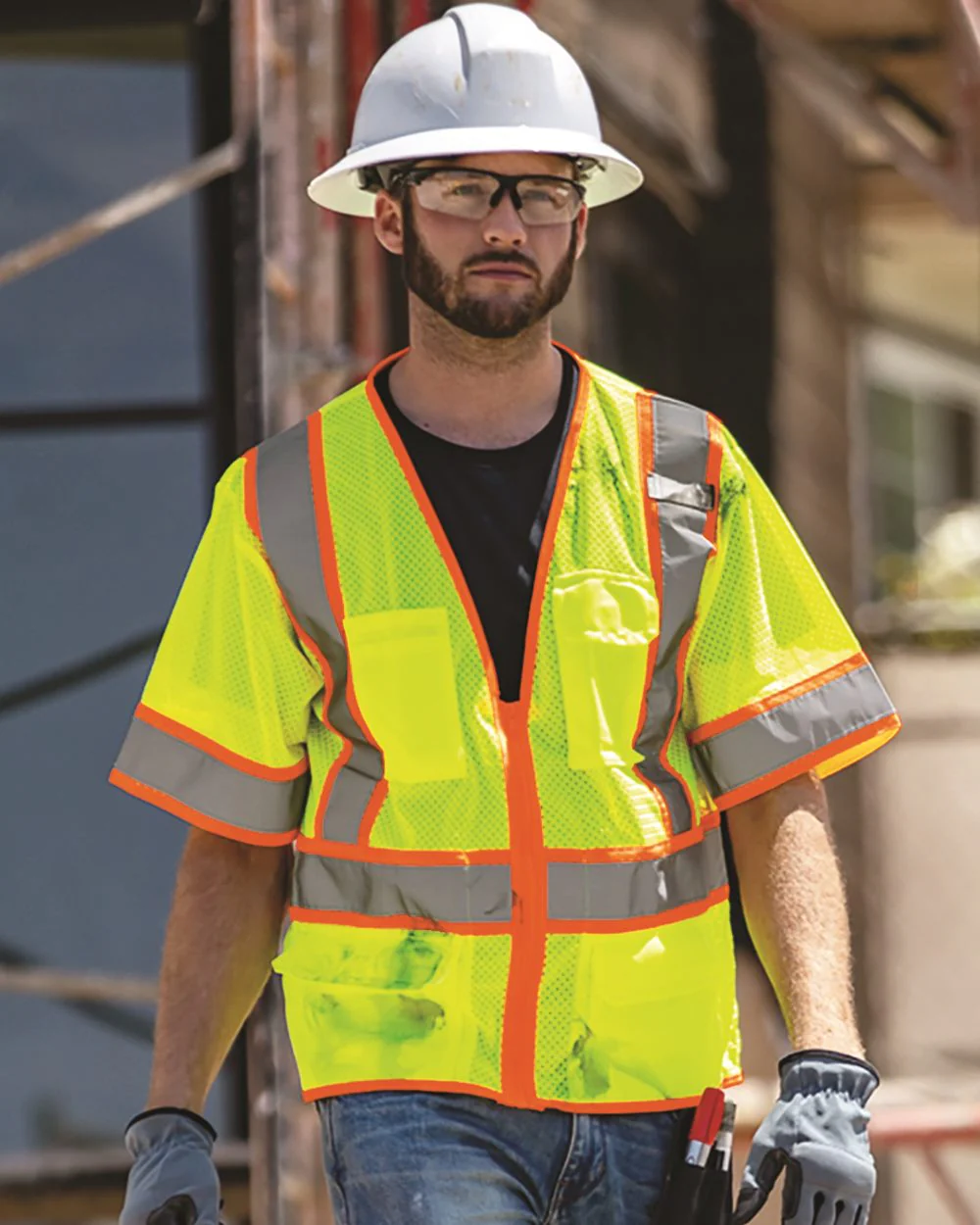 Kishigo-1242-1243-Ultra-Cool™ Six-Pocket Mesh Surveyor’s Vest - Image 4
