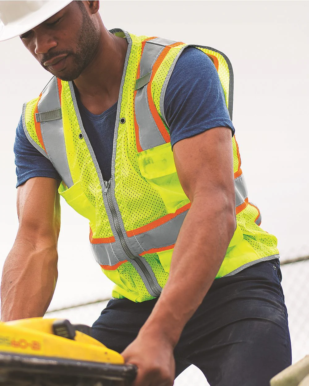 Kishigo-1510-1511-Premium Brilliant Series® Heavy-Duty Class 2 Vest - Image 4
