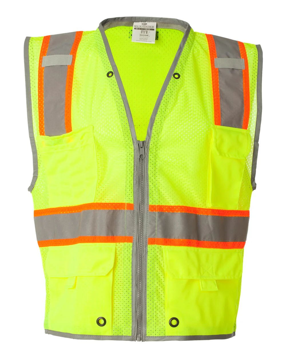 Kishigo-1510-1511-Premium Brilliant Series® Heavy-Duty Class 2 Vest - Image 5