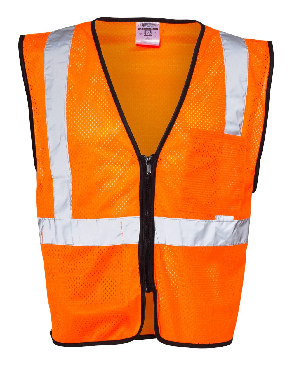 Kishigo-1537-1538-Double-Pocket Zippered Economy Class 2  Vest - Image 5