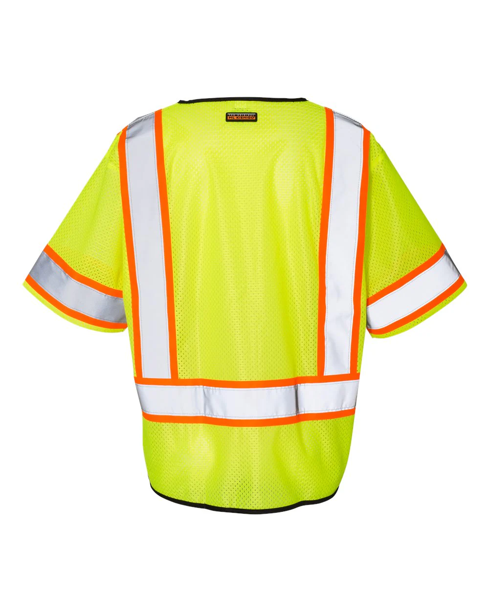 Kishigo-1565-1566-Class 3 Mesh Zippered Vest - Image 2